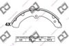 DJ PARTS BS1204 Brake Shoe Set